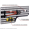 ARMORDILLO® 2023-2025 Chevrolet Colorado 5' Bed Steel Molle Panels -3pc