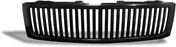 ARMORDILLO® 2007-2013 Chevrolet Silverado 1500 Vertical Style Front Grille -Gloss Black