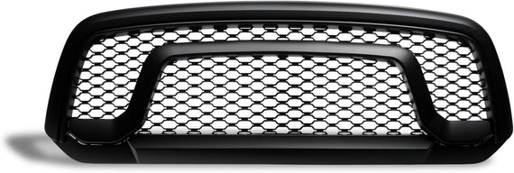 ARMORDILLO® 2013-2018 Dodge RAM 1500 Rebel Honeycomb Mesh Style Front Hood Bumper Grille -Matte Black