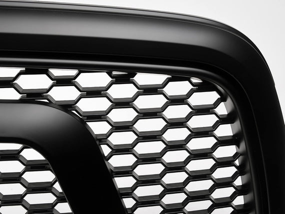 ARMORDILLO® 2013-2018 Dodge RAM 1500 Rebel Honeycomb Mesh Style Front Hood Bumper Grille -Matte Black