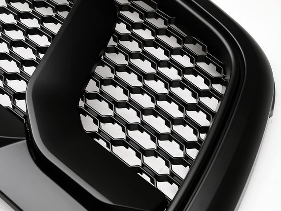 ARMORDILLO® 2013-2018 Dodge RAM 1500 Rebel Honeycomb Mesh Style Front Hood Bumper Grille -Matte Black