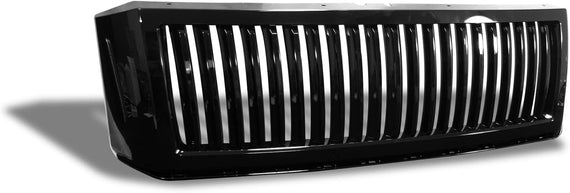 ARMORDILLO® 2007-2014 Ford Expedition Vertical Style Front Grille -Gloss Black
