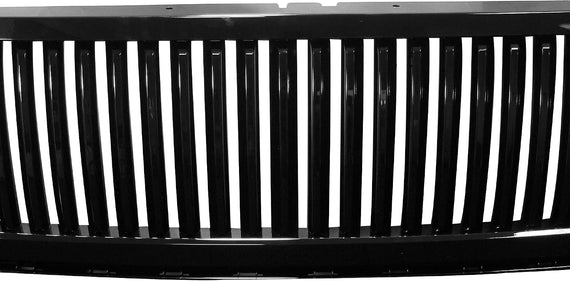 ARMORDILLO® 2007-2014 Ford Expedition Vertical Style Front Grille -Gloss Black