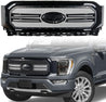 ARMORDILLO® 2021-2023 Ford F-150 RVT Rivet Bolt Steel Wire Mesh Style LED Front Grille -Gloss Black