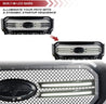 ARMORDILLO® 2021-2023 Ford F-150 RVT Rivet Bolt Steel Wire Mesh Style LED Front Grille -Gloss Black