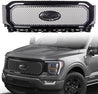 ARMORDILLO® 2021-2023 Ford F-150 RVT Rivet Bolt Steel Wire Mesh Style Front Grille -Gloss Black