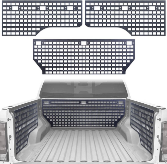 ARMORDILLO® 2024-2025 Ford Ranger 5' Bed Steel Molle Panels -3pc