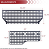 ARMORDILLO® 2024-2025 Ford Ranger 5' Bed Steel Molle Panels -3pc