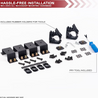 ARMORDILLO® 2019-2023 Ford Ranger 6' Bed Steel Molle Panels -2pc