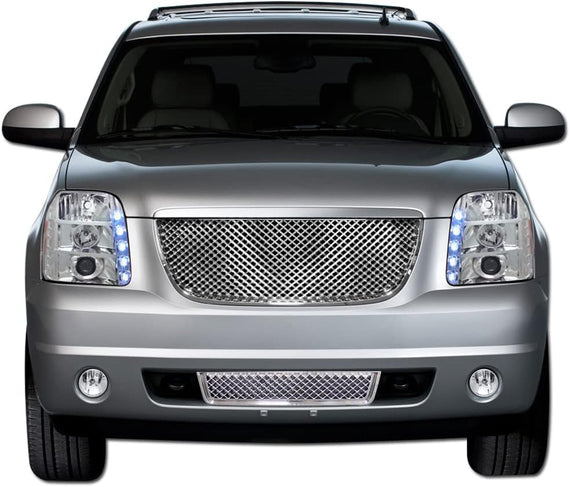 ARMORDILLO®  2007-2014 GMC Yukon / Yukon XL / Denali Mesh Style Front Grille -Chrome
