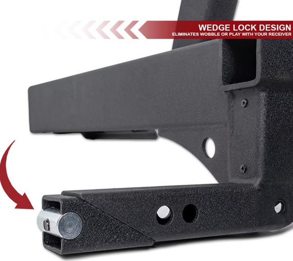 ARMORDILLO® Universal Fit Hitch Mount Swing Out Spare Tire Carrier (Up to 35