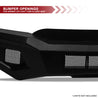 ARMORDILLO® IRONCLAD Series 2014-2015 GMC Sierra 1500 Steel Front Bumper w/ Skid Plate -Matte Black