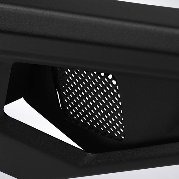 ARMORDILLO® IRONCLAD Series 2014-2015 GMC Sierra 1500 Steel Front Bumper w/ Skid Plate -Matte Black