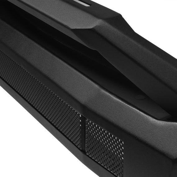 ARMORDILLO® WARHORN Series 2015-2017 Ford F-150 Steel Front Bumper w/ Skid Plate & Hoop Bar -Matte Black