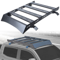 ARMORDILLO® 2022-2026 Nissan Frontier Crew Cab Low Profile Light-Weight Heavy Duty Roof Rack w/ Wind Fairing