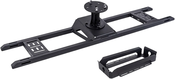ARMORDILLO® Universal Fit Truck Bed Tire Carrier Rack w/ Gas Can Mount (For Full Size Truck)