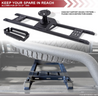 ARMORDILLO® Universal Fit Truck Bed Tire Carrier Rack w/ Gas Can Mount (For Full Size Truck)