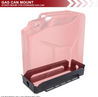 ARMORDILLO® Universal Fit Truck Bed Tire Carrier Rack w/ Gas Can Mount (For Full Size Truck)