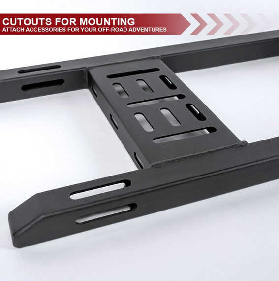 ARMORDILLO® Universal Fit Truck Bed Tire Carrier Rack w/ Gas Can Mount (For Full Size Truck)