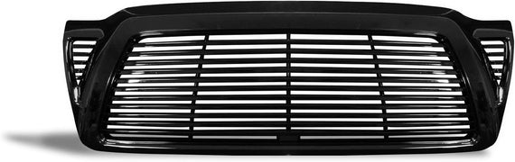 ARMORDILLO® 2005-2011 Toyota Tacoma Horizontal Style Front Grille -Gloss Black