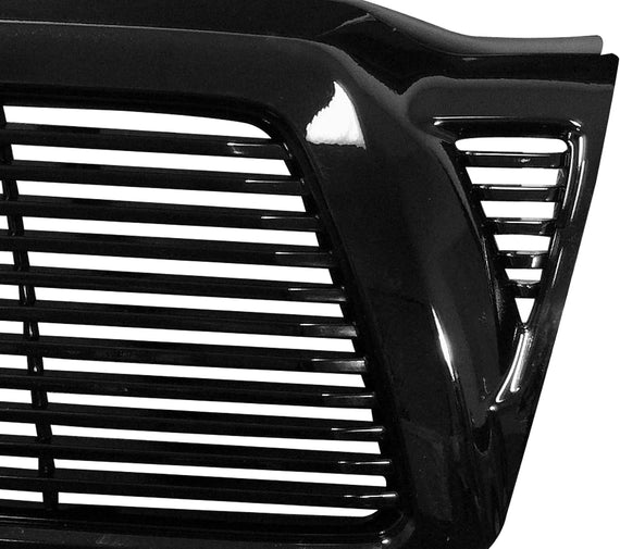 ARMORDILLO® 2005-2011 Toyota Tacoma Horizontal Style Front Grille -Gloss Black