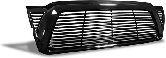 ARMORDILLO® 2005-2011 Toyota Tacoma Horizontal Style Front Grille -Gloss Black