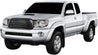 ARMORDILLO® 2005-2011 Toyota Tacoma Horizontal Style Front Grille -Matte Black