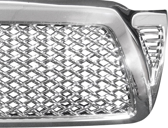 ARMORDILLO® 2005-2011 Toyota Tacoma Dragon Mesh Style Front Grille -Chrome