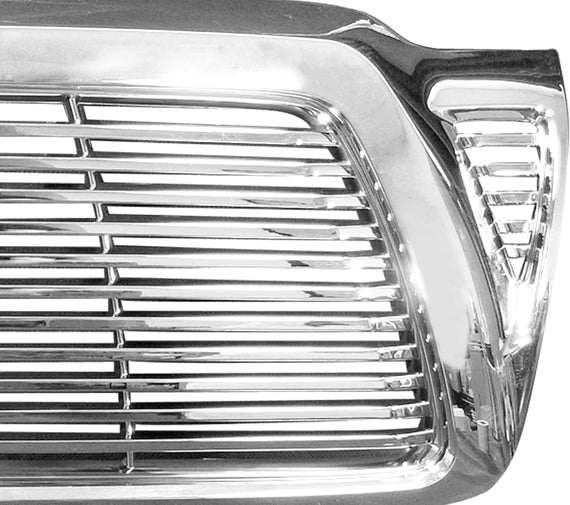 ARMORDILLO® 2005-2011 Toyota Tacoma Horizontal Style Front Hood Bumper Grille -Chrome