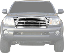 ARMORDILLO® 2005-2011 Toyota Tacoma Horizontal Style Front Hood Bumper Grille -Chrome