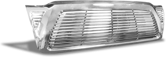 ARMORDILLO® 2005-2011 Toyota Tacoma Horizontal Style Front Hood Bumper Grille -Chrome