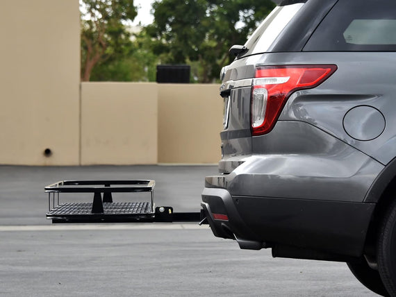 ARMORDILLO® 20' X 58' Mesh Foldable Rear Hitch Cargo Basket