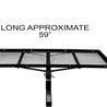 ARMORDILLO® Universal Fit 23' X 59' Mesh Foldable Rear Hitch Cargo Tray